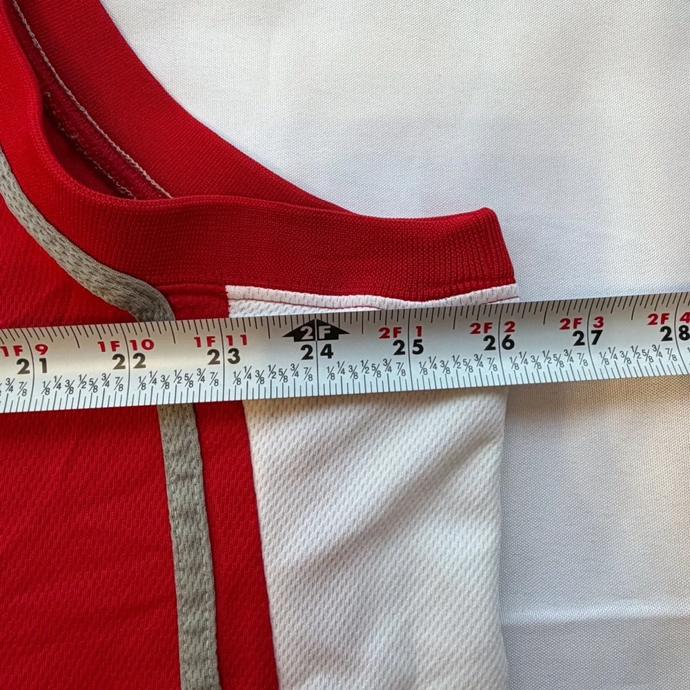 VTG‎ Nike Elite Ohio State OSU #10 basketball jersey red white men’s XXL